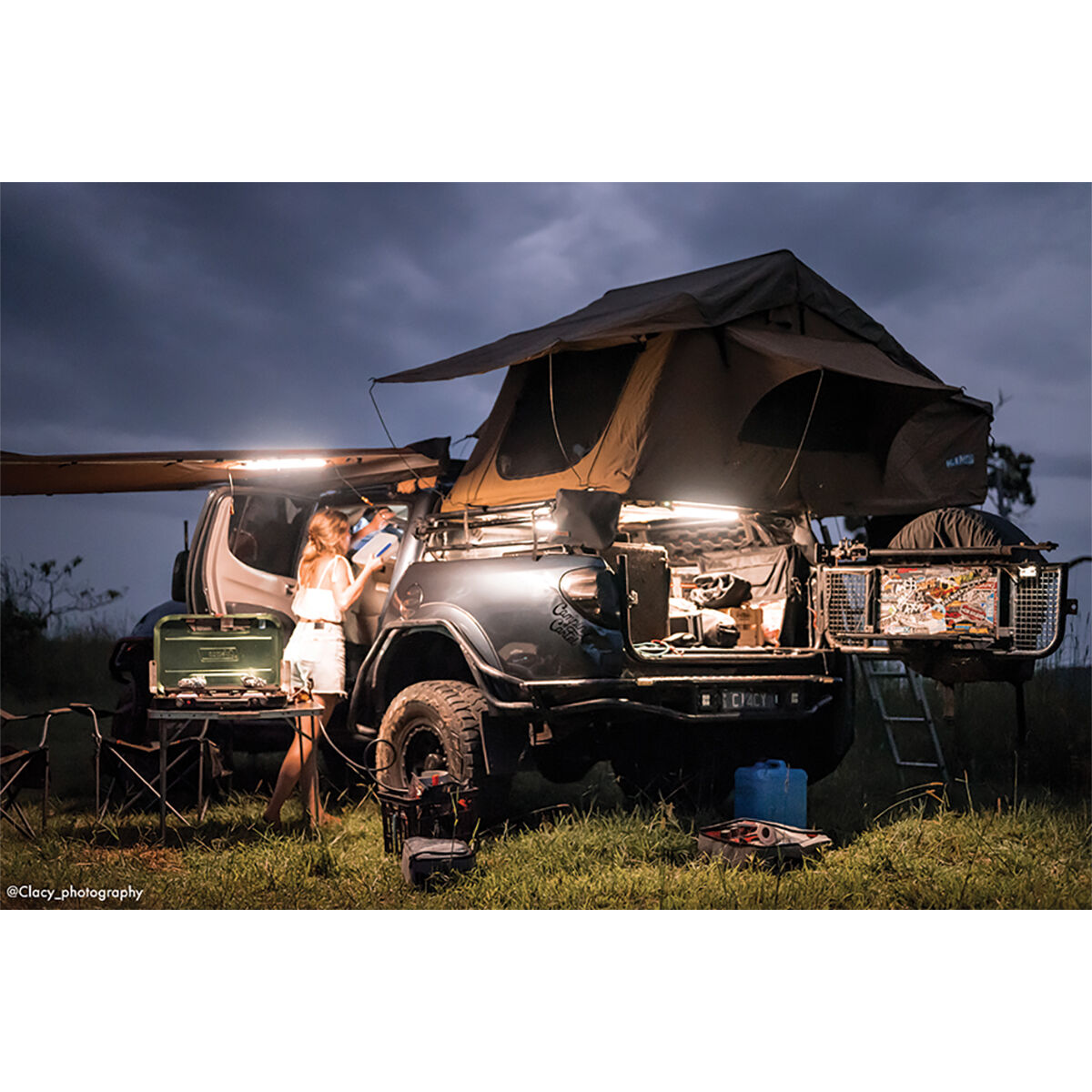 Hardkorr 6 Bar Tri Colour LED Camp Light Kit, , scanz_hi-res
