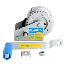 Atlantic Cadet Winch 3:1 Webbing Strap S Hook 4.5m 300kg, , scanz_hi-res