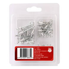 ToolPRO Aluminium Rivets Assorted 100 Piece, , scanz_hi-res