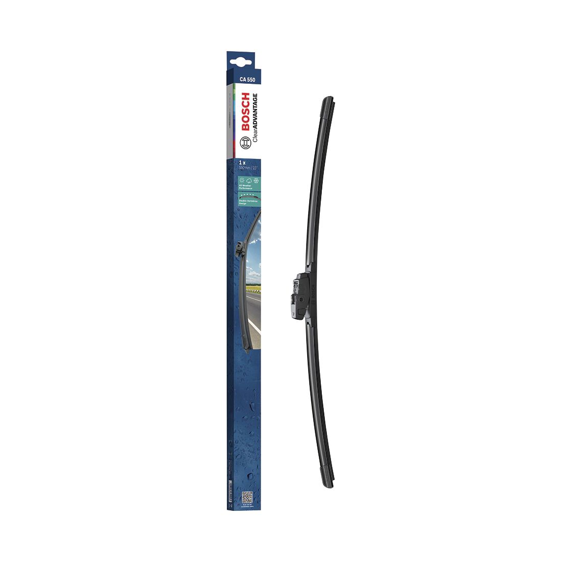 Bosch Clear Advantage Wiper Blade 550mm (22&quot;) Single - CA550, , scanz_hi-res