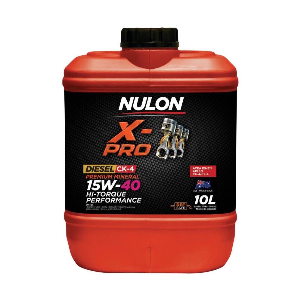 Torque Cell Nulon Mineral X-Pro Hi-Torque Engine Oil 15W-40 10 Litre | Supercheap ...