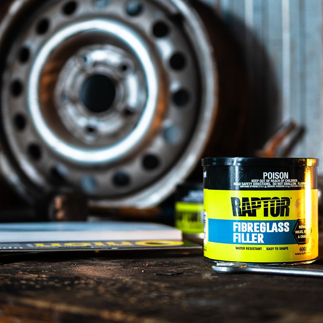 Raptor Fibreglass Filler 600g, , scanz_hi-res