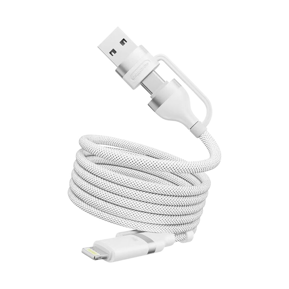 Cabin Crew USB-C/USB-A to USB-C/Lightning Magnetic Cable White, , scanz_hi-res
