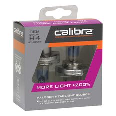 Calibre Plus 200 Headlight Globes - H4, 12V 60/55W, CA200H4, , scanz_hi-res