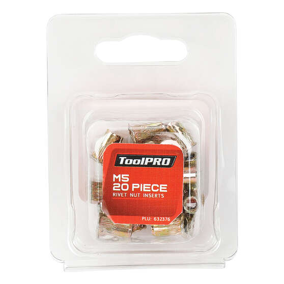 ToolPRO Rivet Nut Inserts M5 20 Piece, , scanz_hi-res