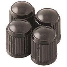 SCA Valve Caps - Standard Black, 4 Piece, , scanz_hi-res