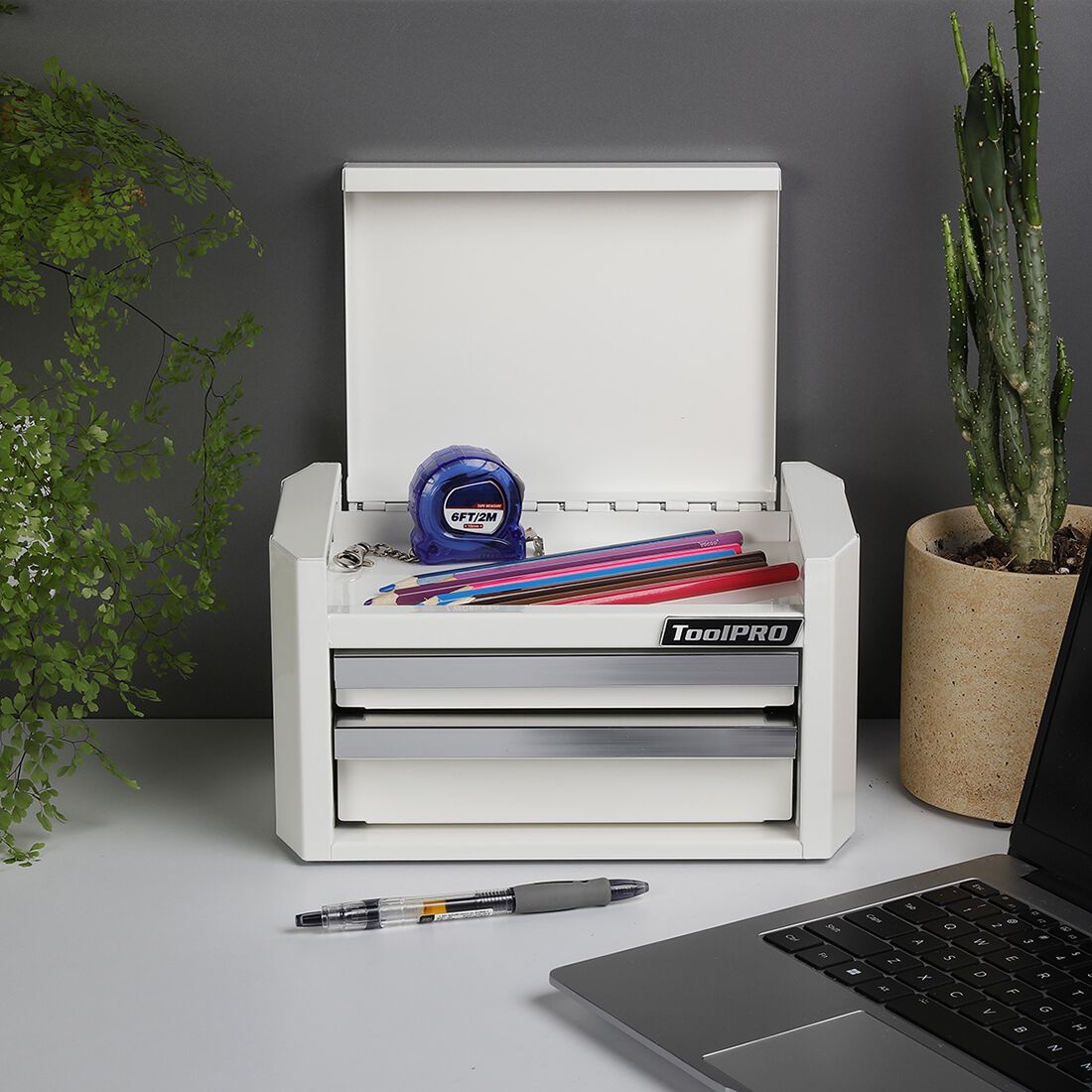 ToolPRO Mini Edge Tool Chest White, , scanz_hi-res