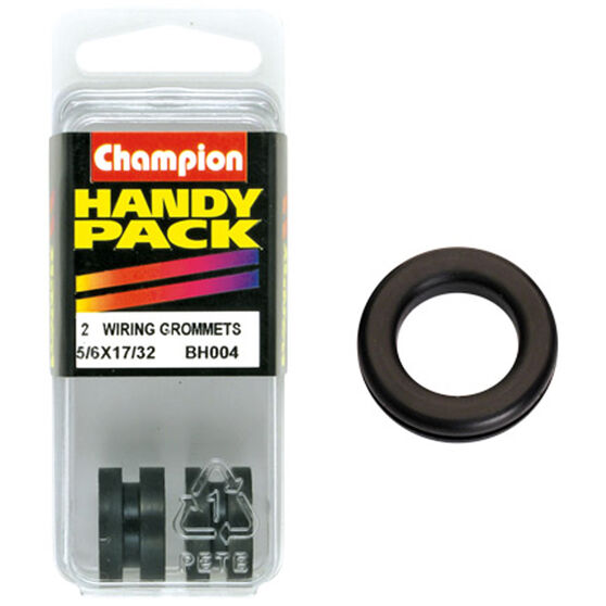 Champion Wiring Grommet - 5 / 16inch X 17 / 32inch, BH004inch, Handy Pack, , scanz_hi-res