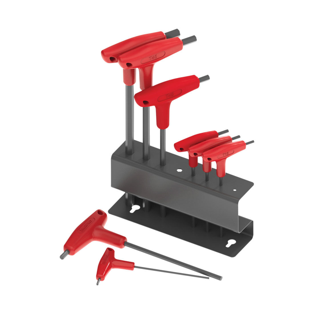 ToolPRO 8 Piece SAE T-Handle Hex Key Set, , scanz_hi-res