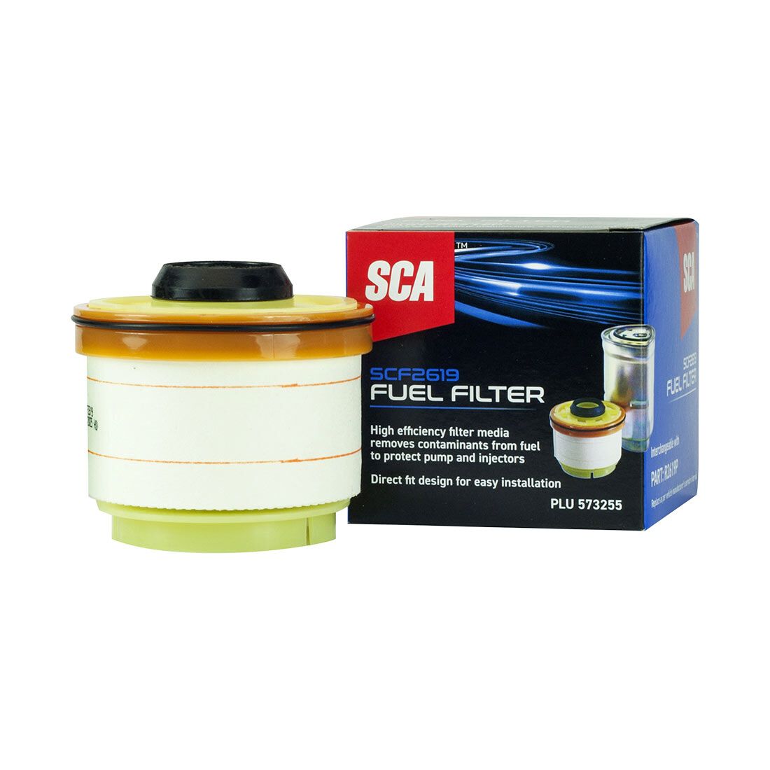 SCA Fuel Filter SCF2619 (Interchangeable with R2619P), , scanz_hi-res