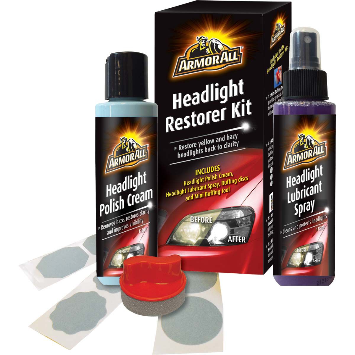Headlight shop polishing kits
