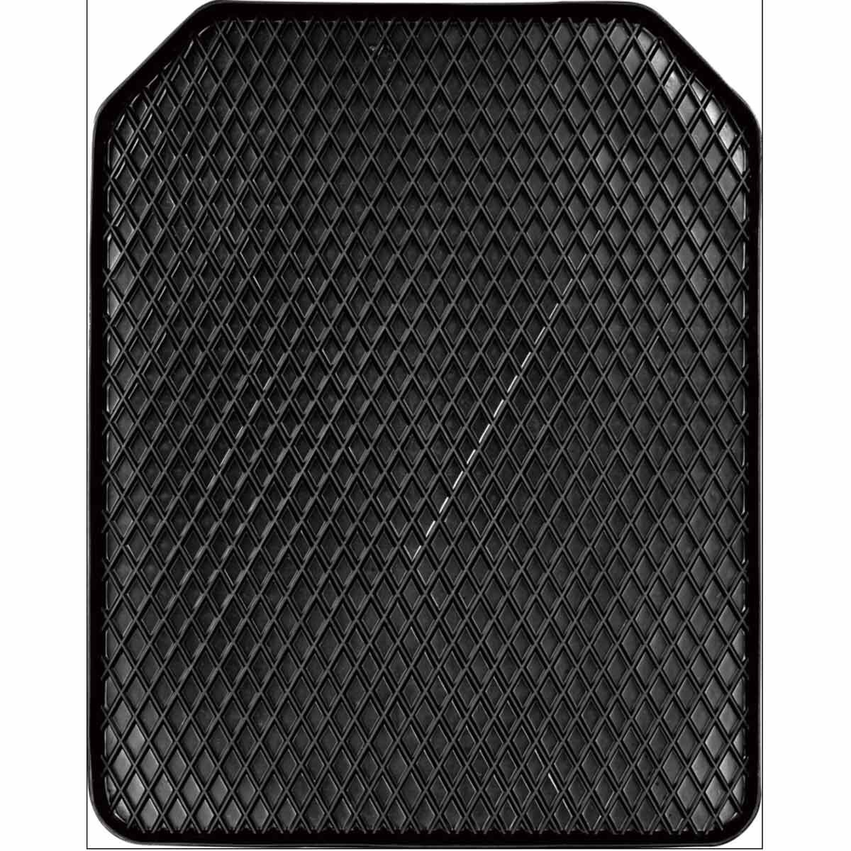 SCA Rubber Car Floor Mat - Single 55 x 43cm, Black, , scanz_hi-res