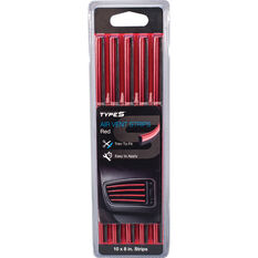 TypeS Air Vent Strips Red 5 Pack, , scanz_hi-res