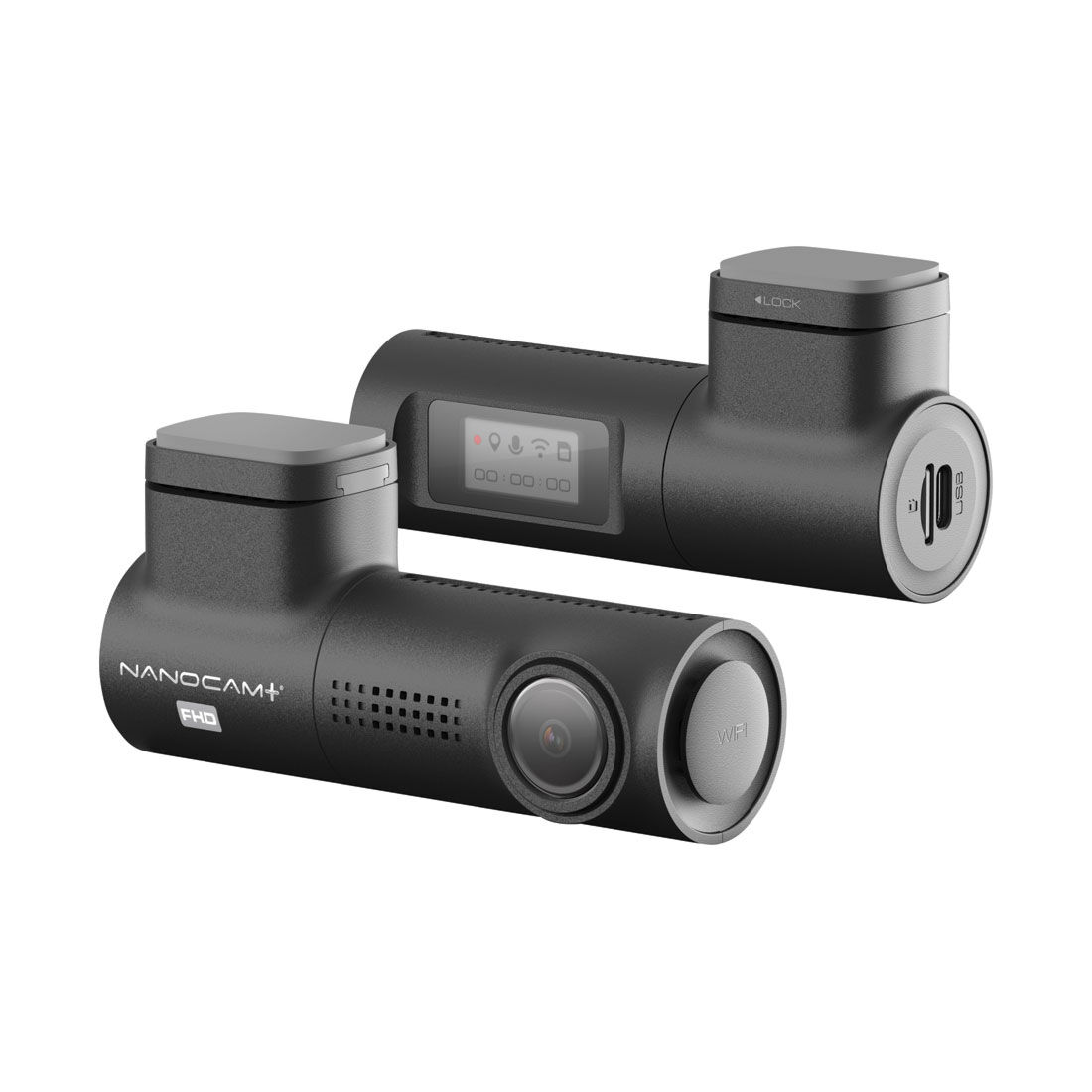 Full HD Discreet Barrel Dash Camera with LCD Screen , GPS and Wi-Fi, , scanz_hi-res