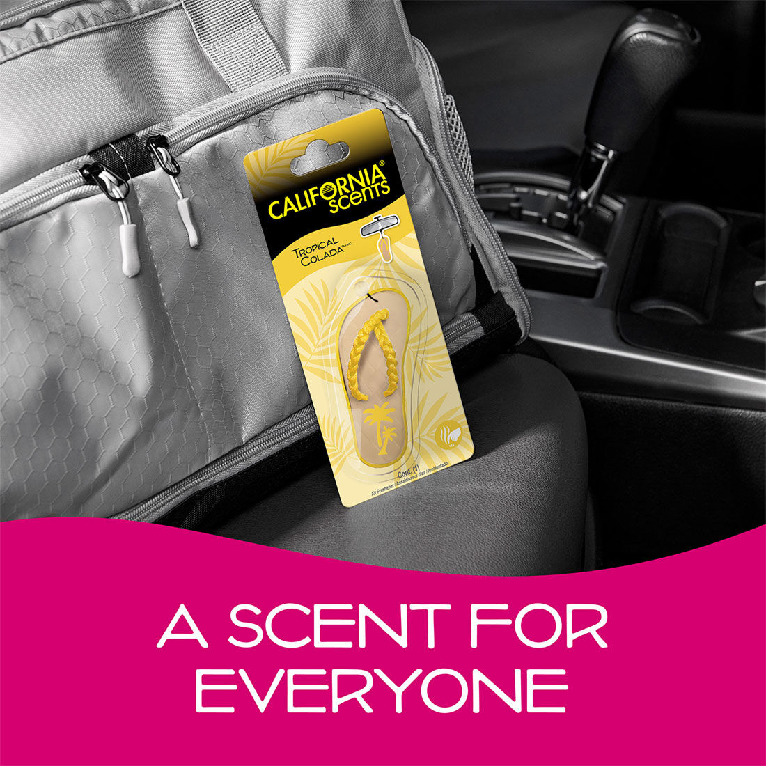 California Scents Novelty Hanging Sandal Tropical Colada Car Air Freshener - 1PK, , scanz_hi-res