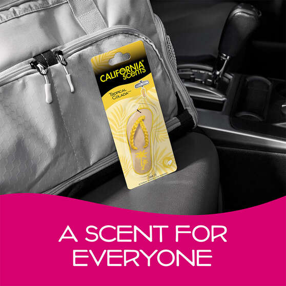 California Scents Novelty Hanging Sandal Tropical Colada Car Air Freshener - 1PK, , scanz_hi-res