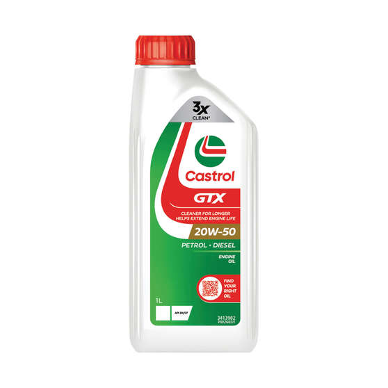 Castrol GTX Engine Oil, 20W-50, 1 Litre, , scanz_hi-res