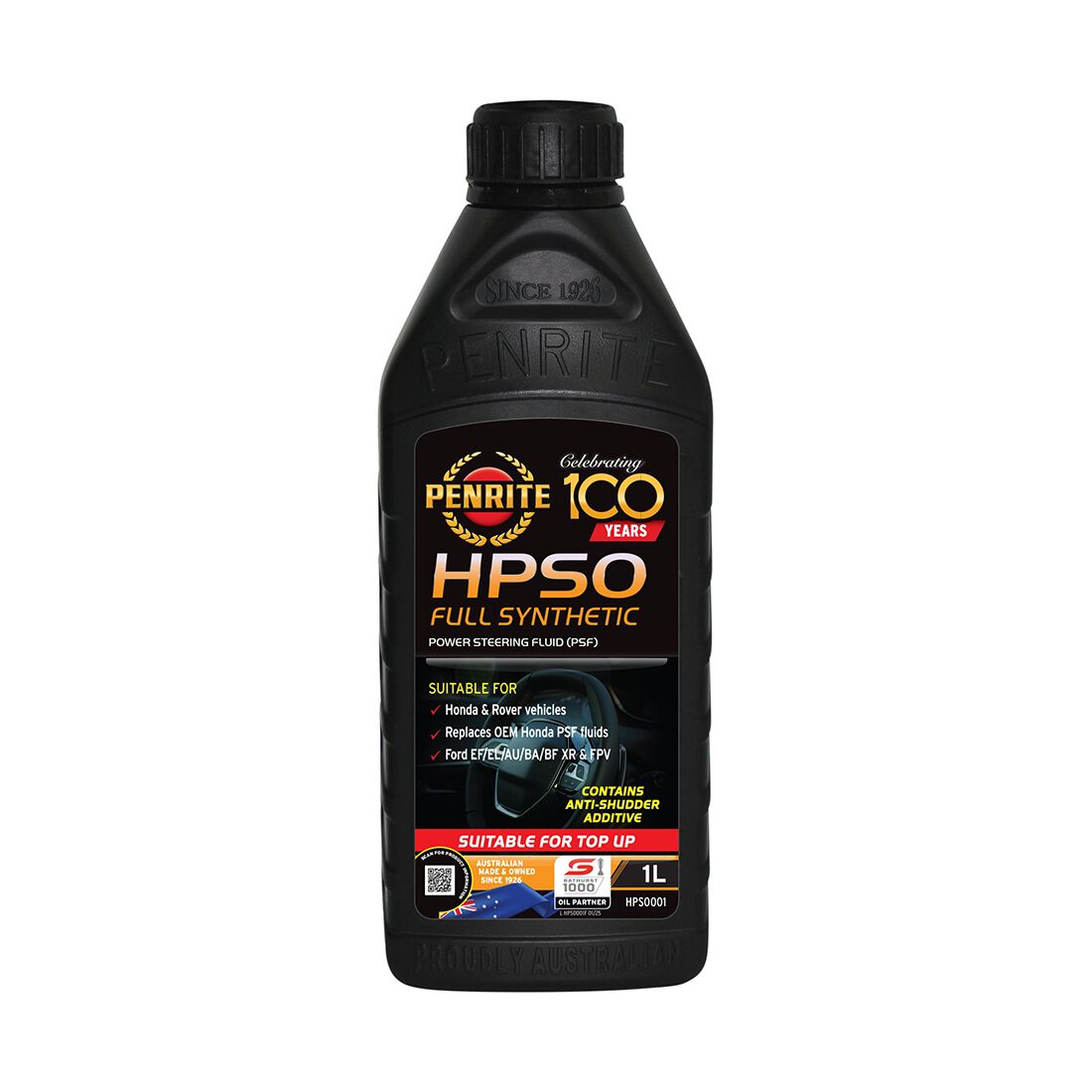 Power Steering Fluid - HPSO, 1 Litre, , scanz_hi-res