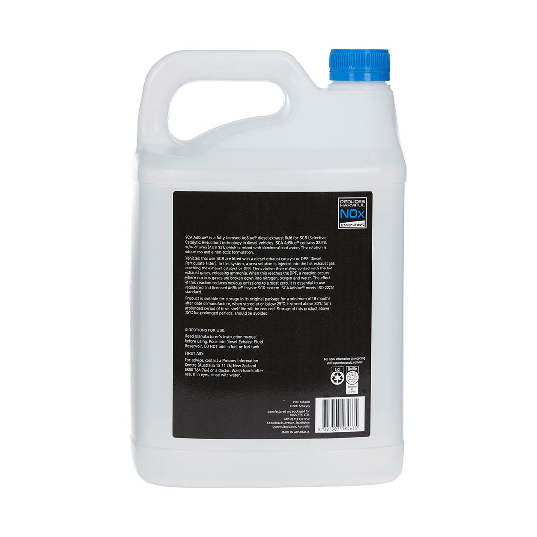 SCA AdBlue Diesel Exhaust Fluid - 5 Litre, , scanz_hi-res