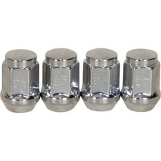 Calibre Wheel Nuts, Tapered, Chrome - SN12150, 12mm x 1.5mm, , scanz_hi-res