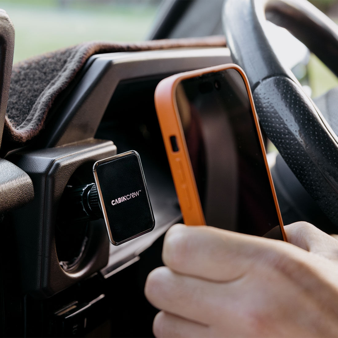 Cabin Crew Phone Holder Adhesive Mount Black, , scanz_hi-res