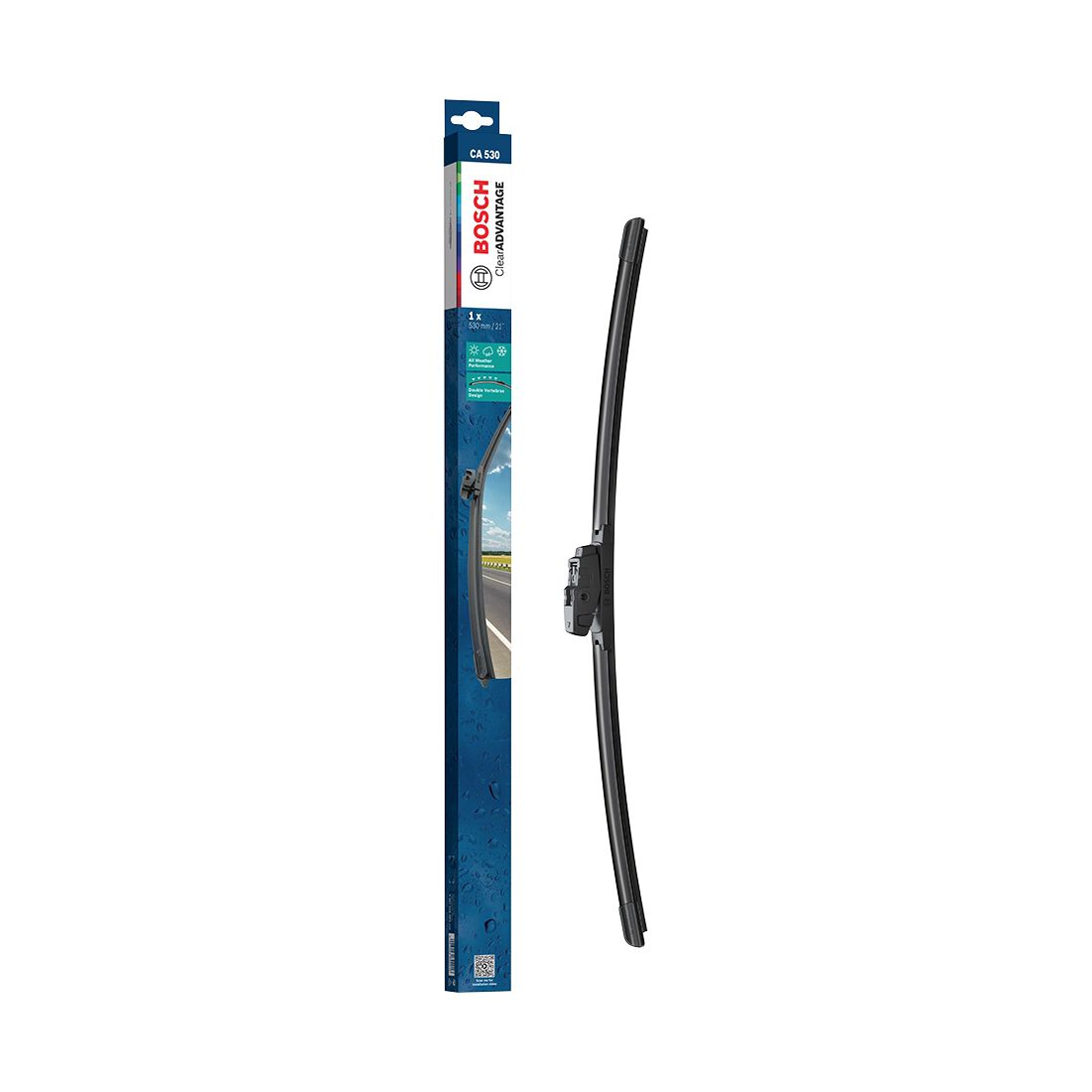 Bosch Clear Advantage Wiper Blade 530mm (21") Single - CA530, , scanz_hi-res