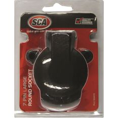 SCA Trailer Socket, Plastic - Large Round, 7 Pin, , scanz_hi-res