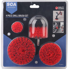 SCA 4 Piece Drill Brush Set, , scanz_hi-res
