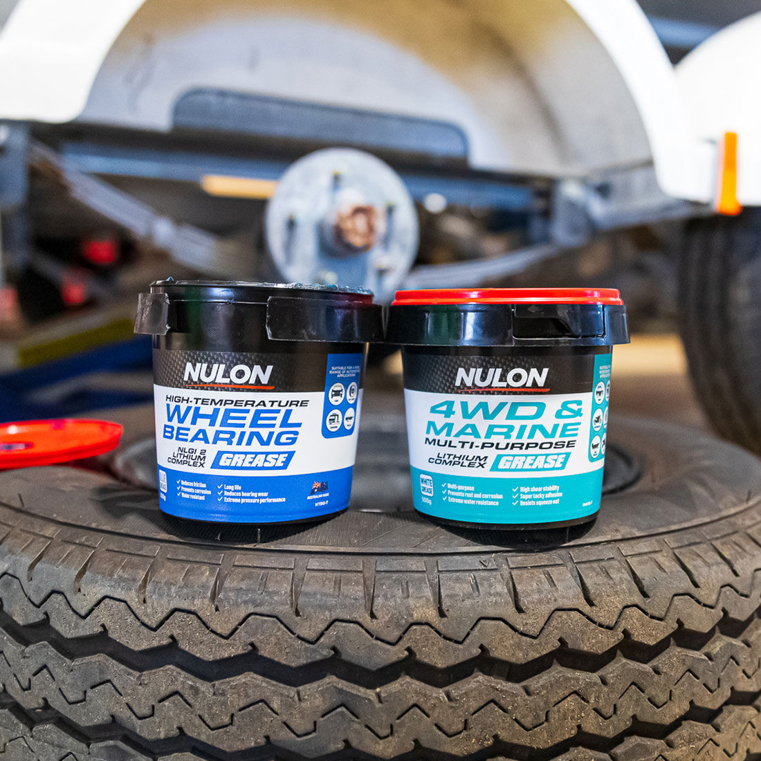 Nulon Grease Tub Wheel Bearing Hi Temp 500g, , scanz_hi-res