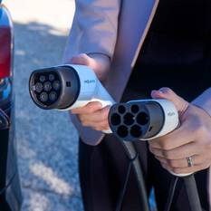 Projecta Electric Vehicle Charging Cable 1-Phase Type 2 Inlet To Type 2 Outlet, , scanz_hi-res