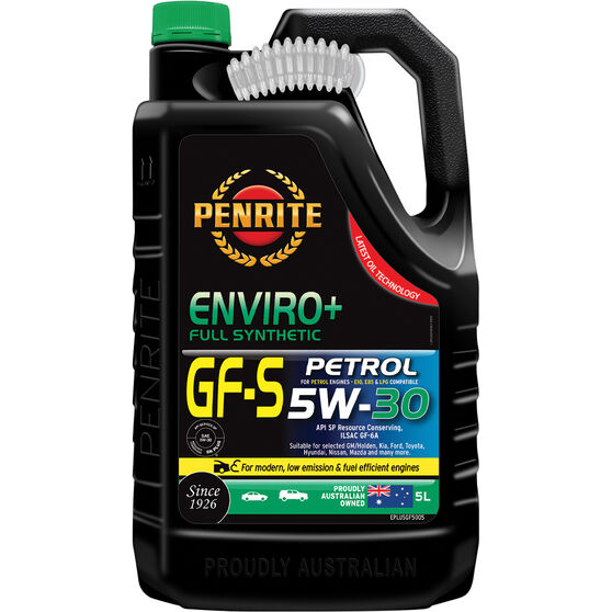 Penrite Enviro+ GF-S Engine Oil - 5W-30 5 Litre, , scanz_hi-res