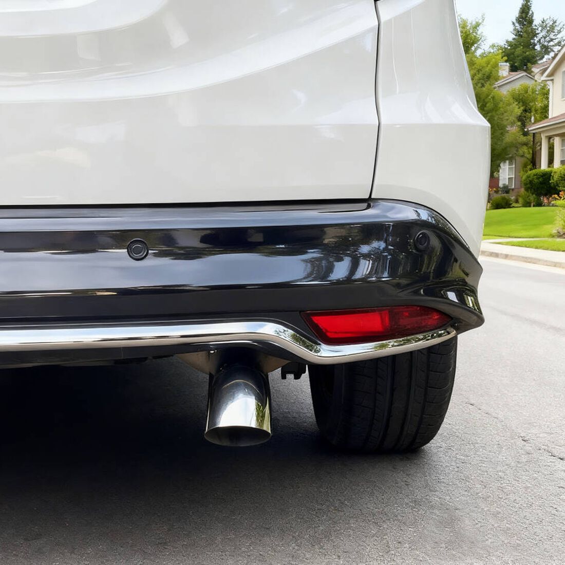 SCA Stainless Steel Exhaust Tip - Dump Pipe suits 52mm to 76mm, , scanz_hi-res