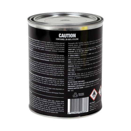 Polycraft Metal Cover Matt Black 1 Litre, , scanz_hi-res