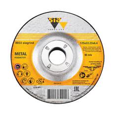 SIA Abrasives Grinding Disc, 8933 Series, 125X6X22.2 Inox/Steel Bonded, , scanz_hi-res