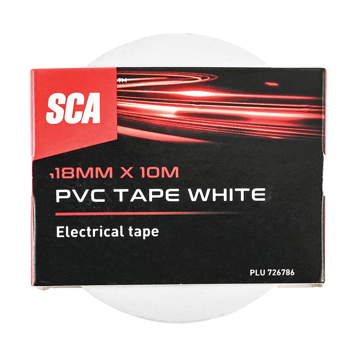 SCA PVC Electrical Tape - 18mm x 10m White, , scanz_hi-res
