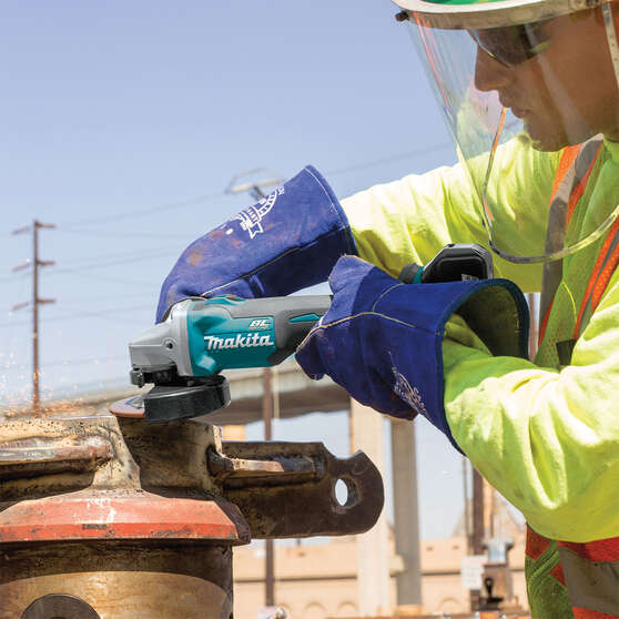 Makita 18V Brushless Slide Switch Angle Grinder Skin DGA504Z, , scanz_hi-res