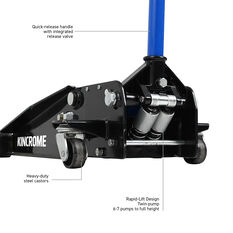 Kincrome Low Profile Rapid Lift Hydraulic Garage Jack 2800kg, , scanz_hi-res