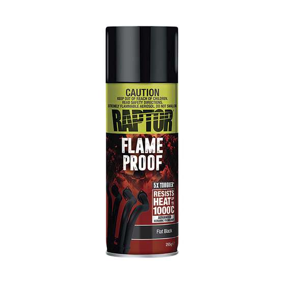 Raptor Flameproof Paint Flat Black, , scanz_hi-res