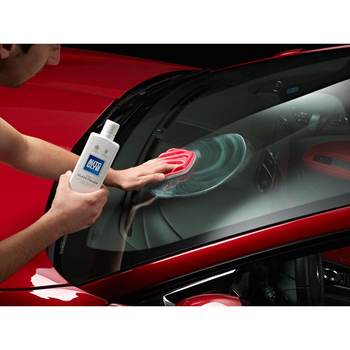 Windscreen polish top