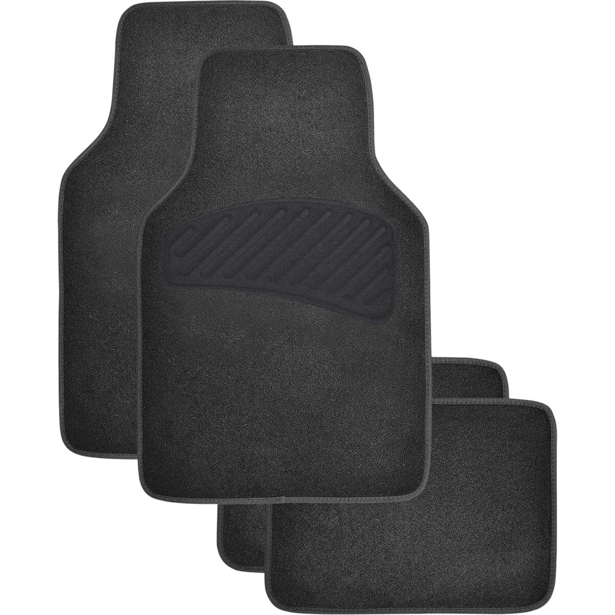 SCA Luxury Carpet Floor Mats Black Set of 4 Supercheap Auto New