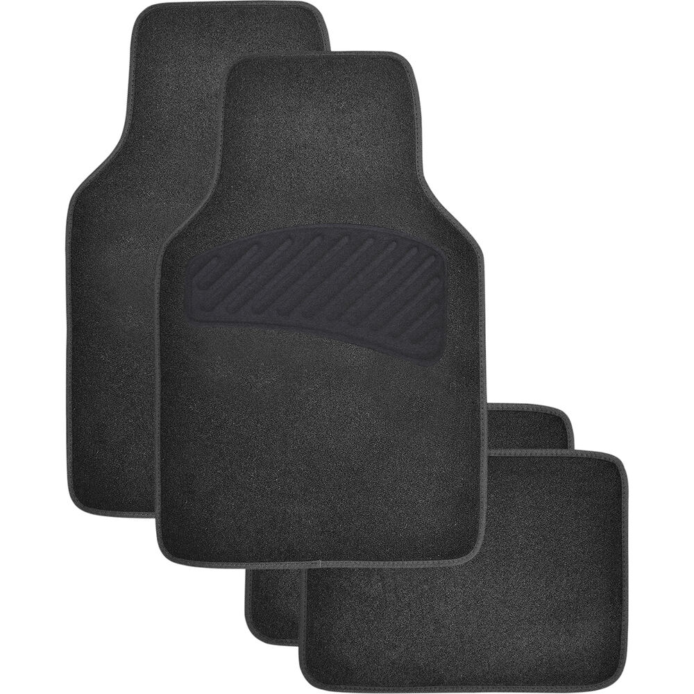SCA Luxury Carpet Floor Mats Black Set of 4 Supercheap Auto New Zealand