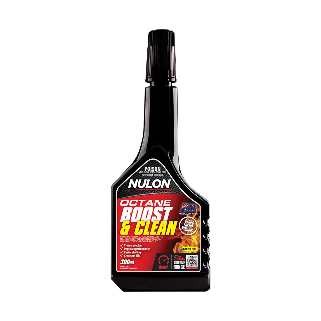 Nulon Octane Booster & Cleaner - 300mL, , scanz_hi-res
