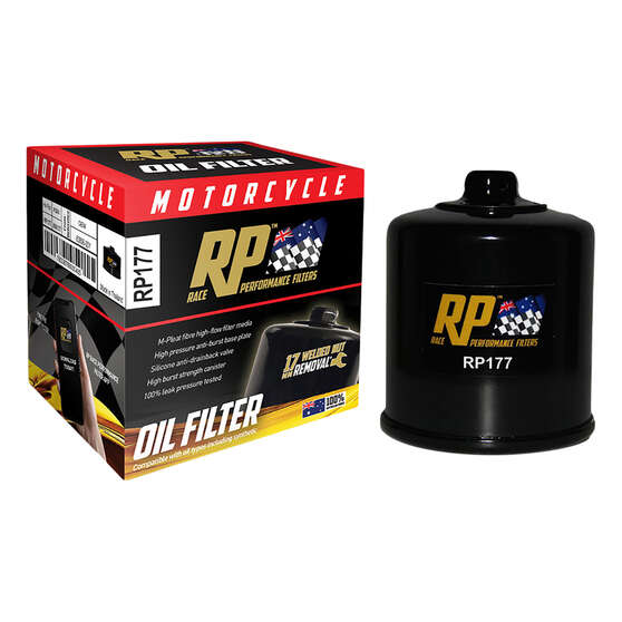 Race Performance Motorcycle Oil Filter RP177, , scanz_hi-res