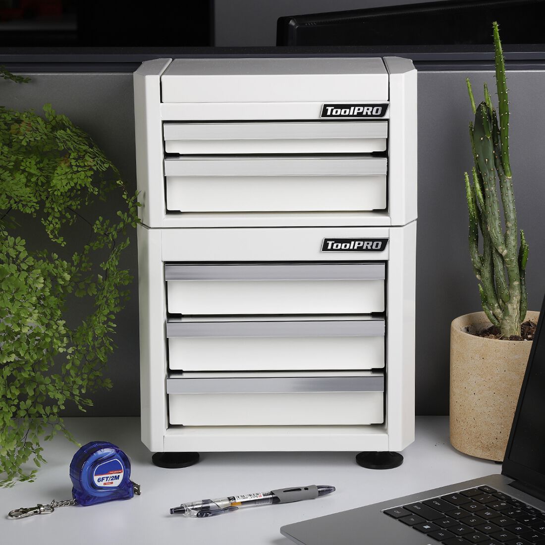ToolPRO Mini Edge Tool Chest White, , scanz_hi-res