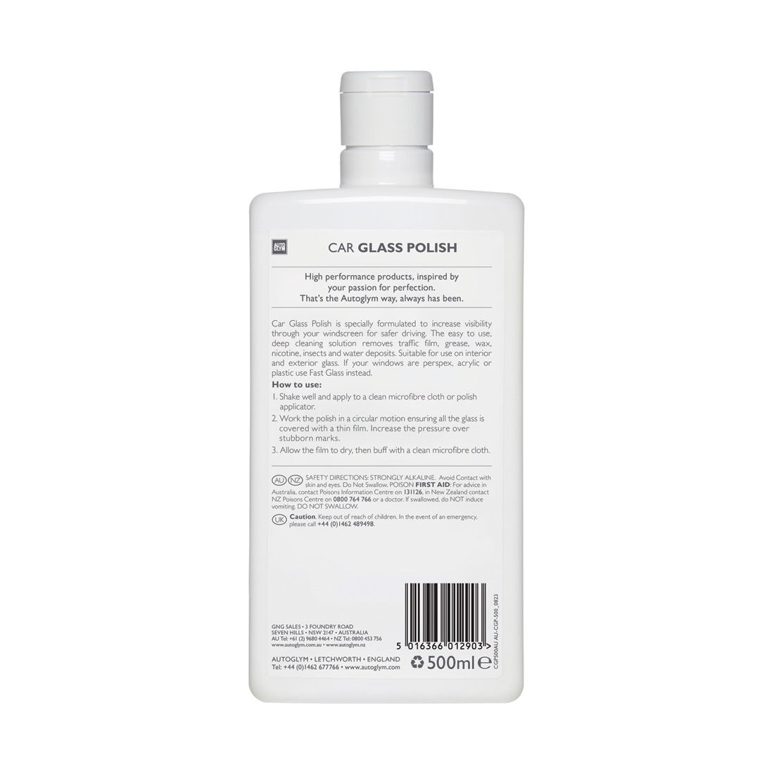 Autoglym Glass Polish 500mL, , scanz_hi-res
