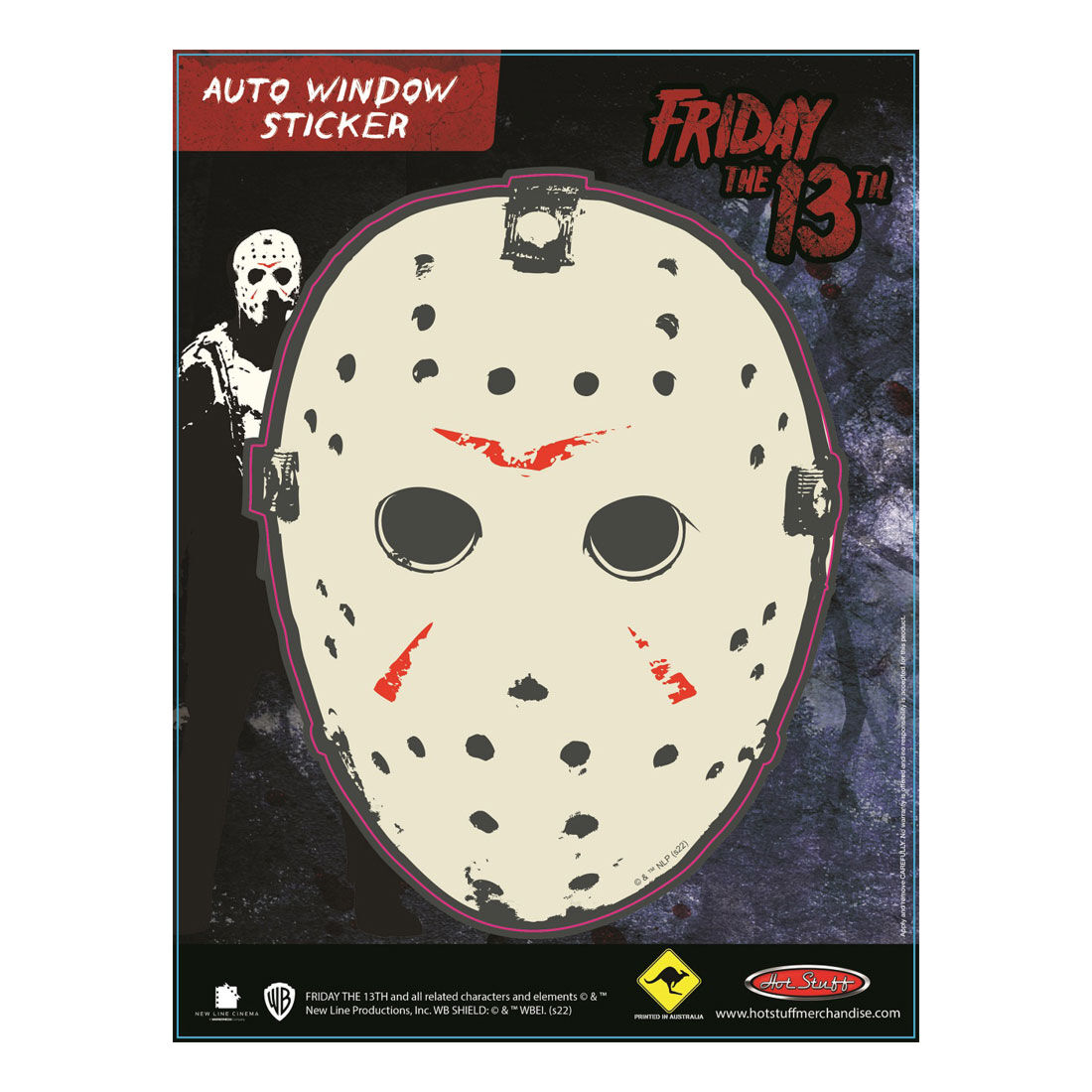 Hot Stuff Sticker Friday 13Th Jason, , scanz_hi-res