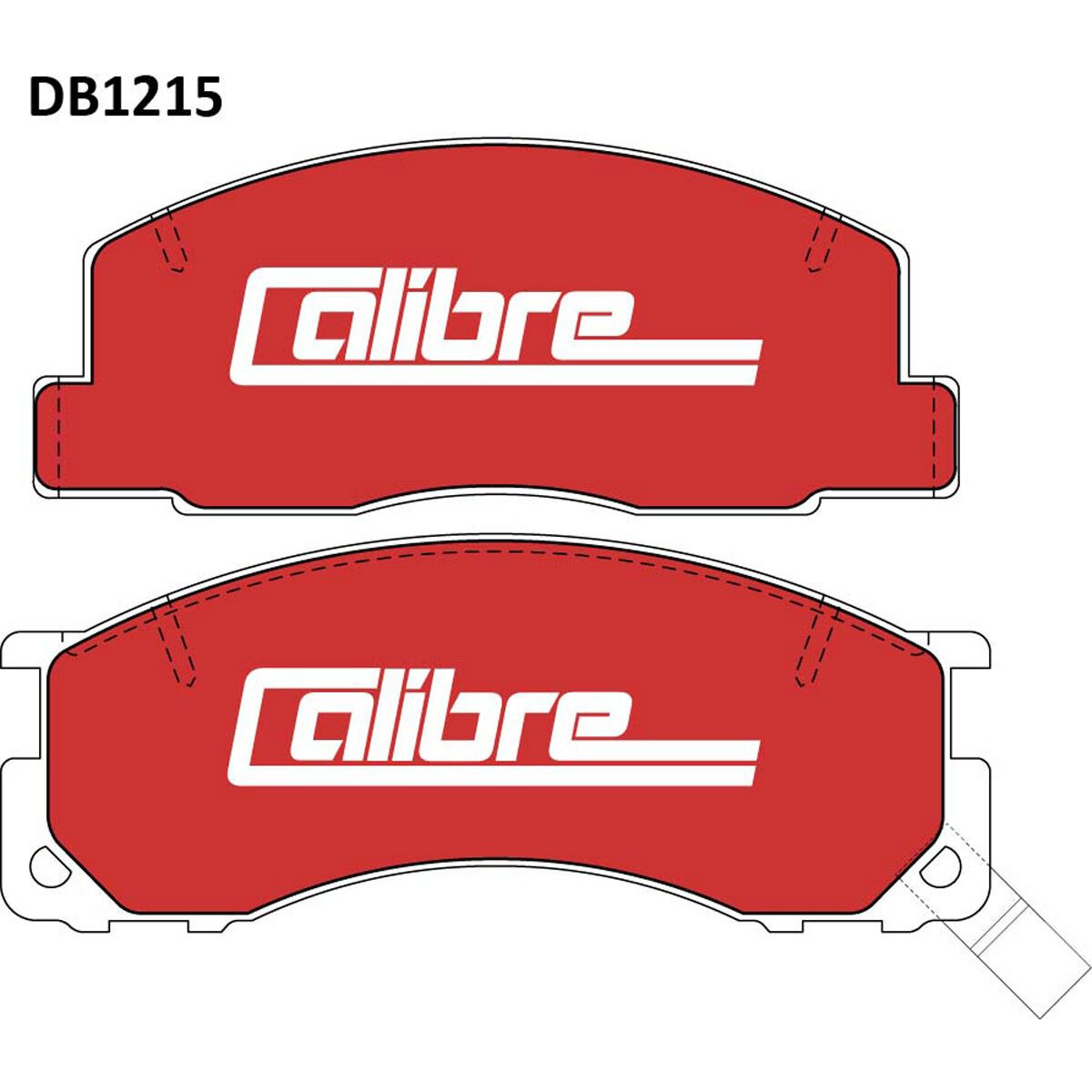 Calibre Disc Brake Pads DB1215CAL, , scanz_hi-res