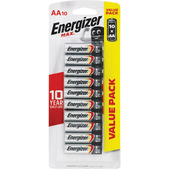 Energizer AA Max Batteries 10 Pack, , scanz_hi-res