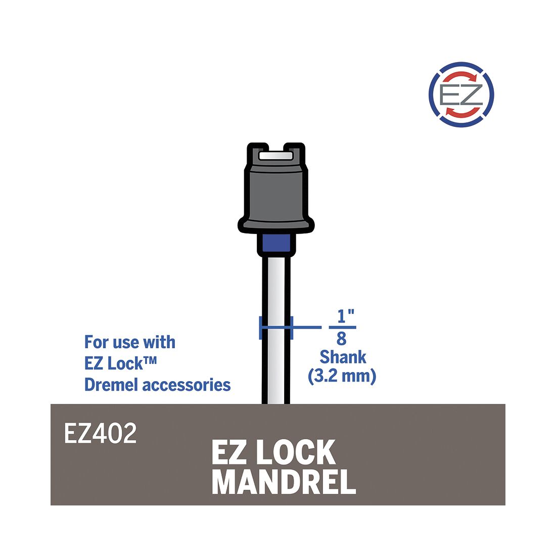 Dremel Ez Lock Mandrel 3.2mm, , scanz_hi-res