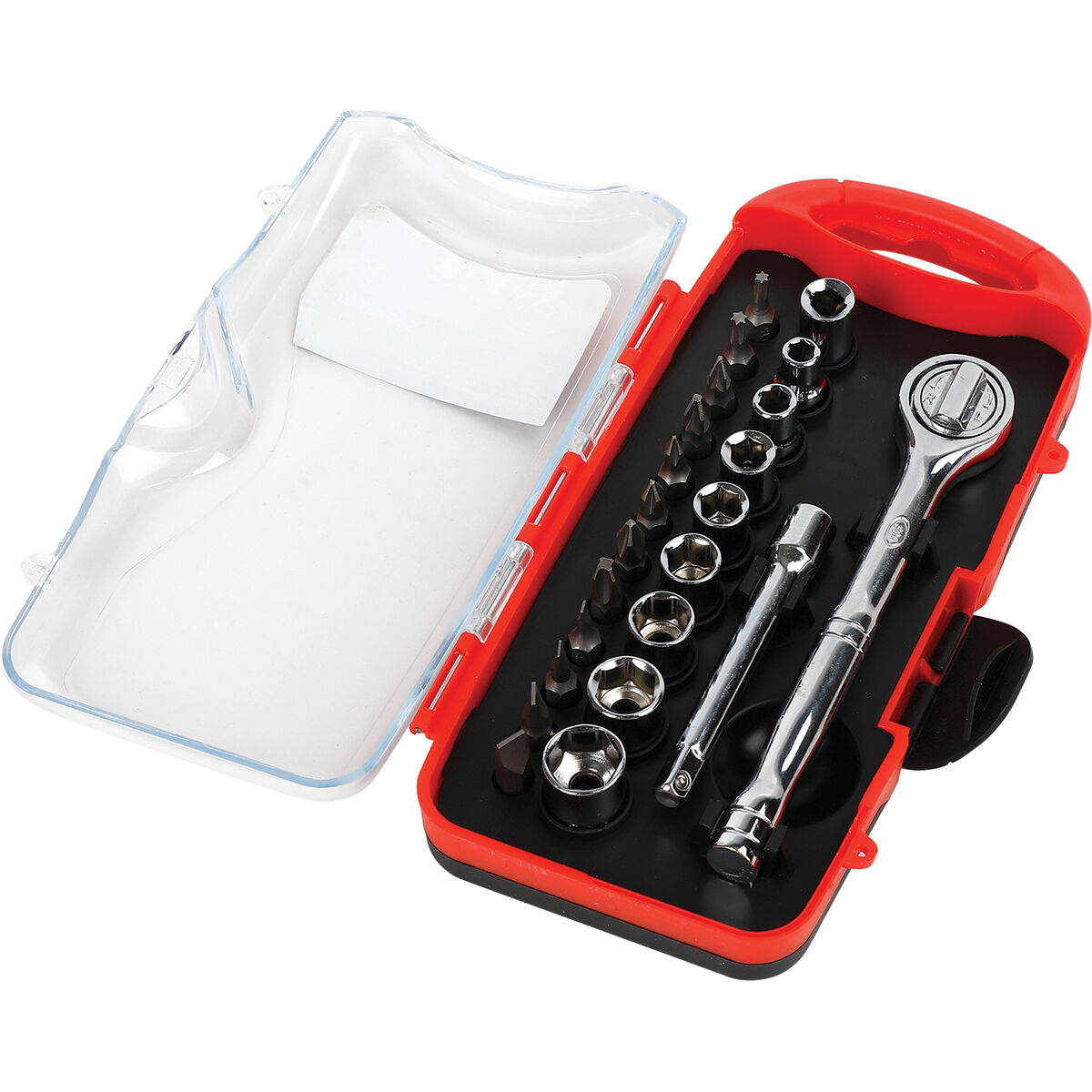 SCA Socket Set 1/4" Drive Metric 23 Piece, , scanz_hi-res